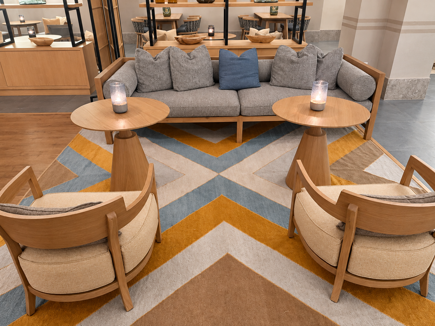 Custom hotel lounge furniture